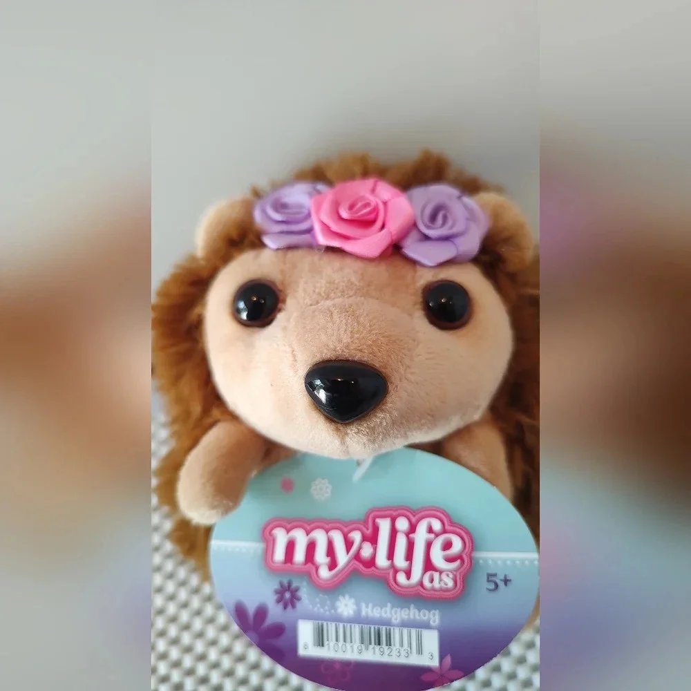 My Life As Brown Plush Pet Hedgehog for 18in Dolls Approximately 5